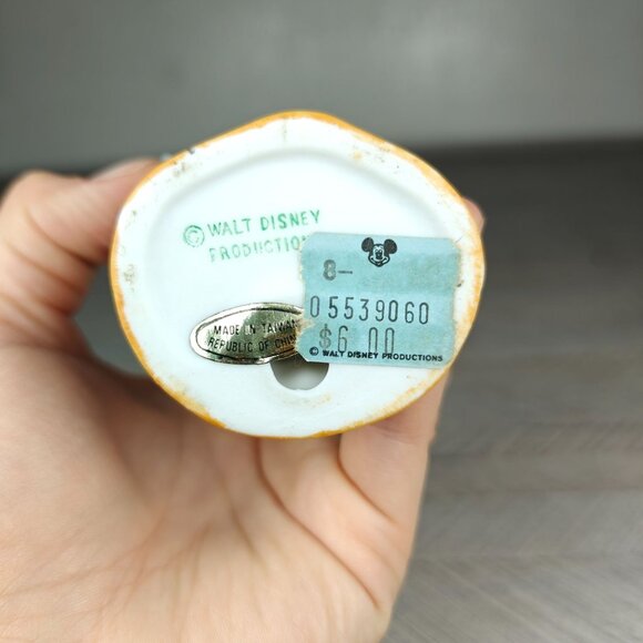 Vintage Mickey Mouse Policeman Figurine With Figaro Cat Walt Disney Productions - Picture 5 of 6